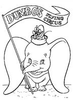 kolorowanki Dumbo do wydruku Disney malowanka numer 40